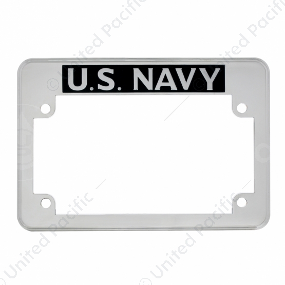 "U.S. Navy" Motorcycle License Plate Frame
