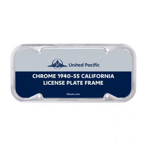 Chrome 1940-55 California License Plate Frame