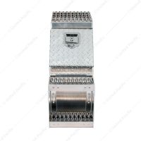 12"L X 25"W X 28"H Aluminum Step Saddle Box