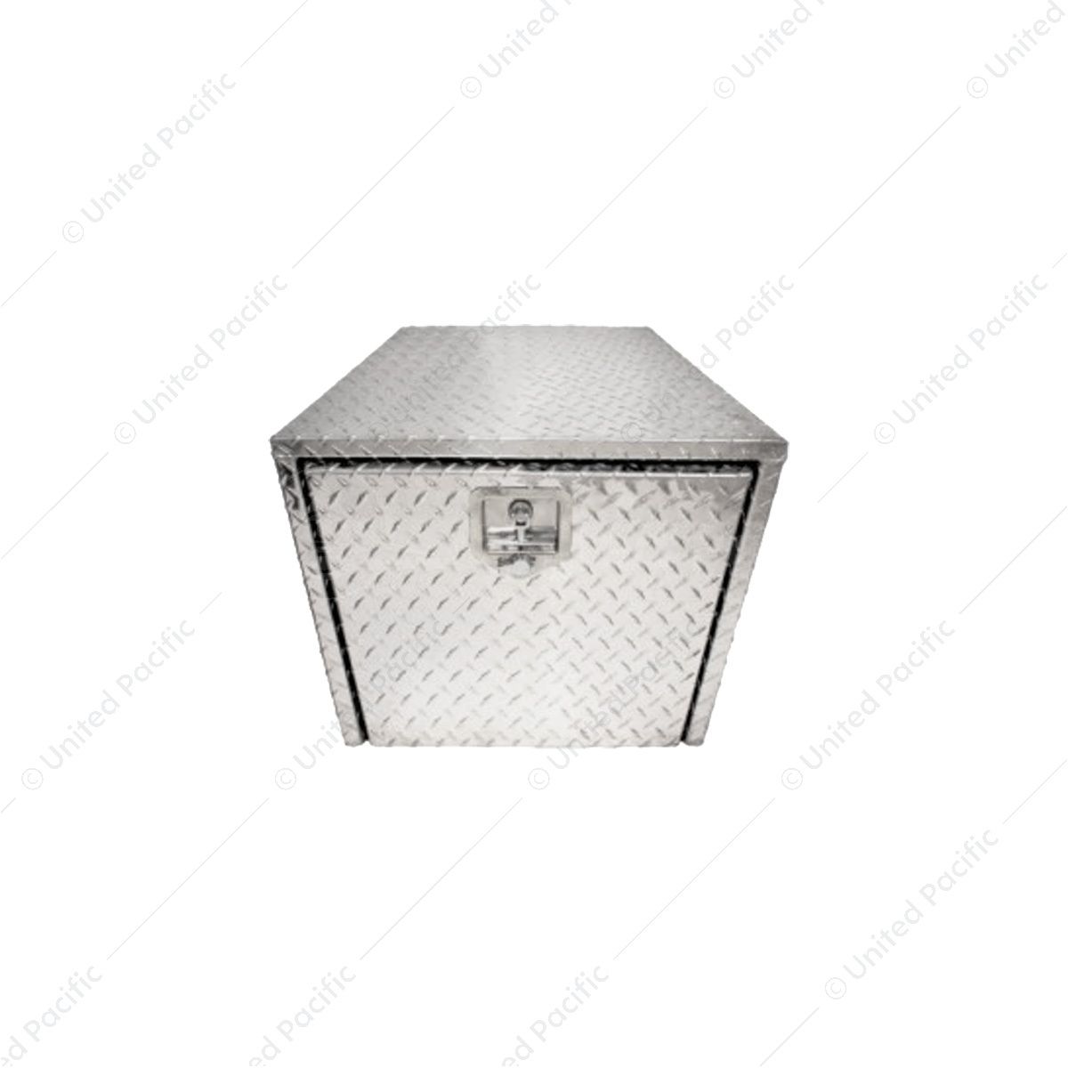 24"L X 18"W X 18"H Aluminum Diamond Plate Tool Box