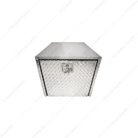 24"L X 18"W X 18"H Aluminum Diamond Plate Tool Box