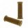 Natural Color Motorcycle Rubber Grip Set - 1" or 1-1/8" (25/28mm) (Pair)