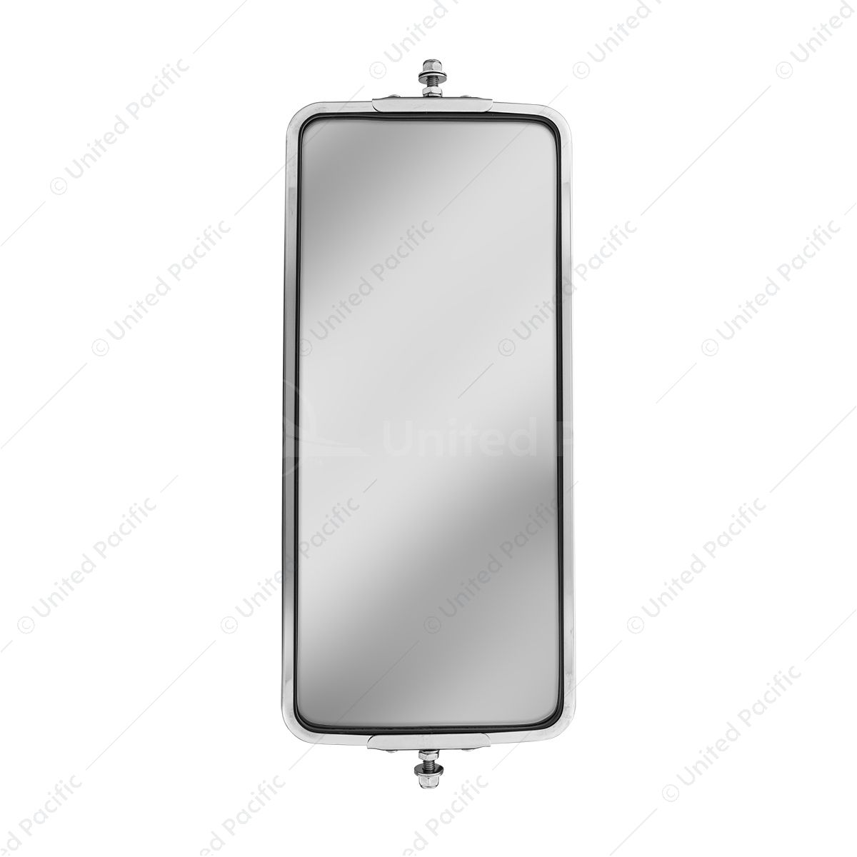 7" X 16" 430 Stainless Steel West Coast Style Mirror - Heated