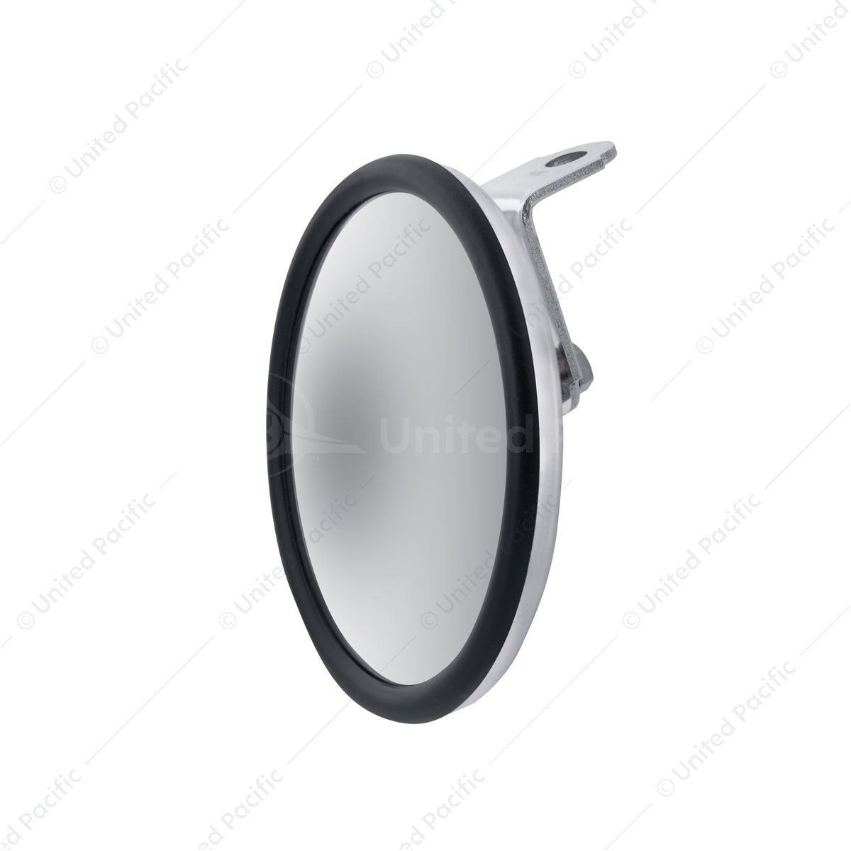 5" 430 Stainless Steel 320R Convex Mirror - Centered Mounting Stud