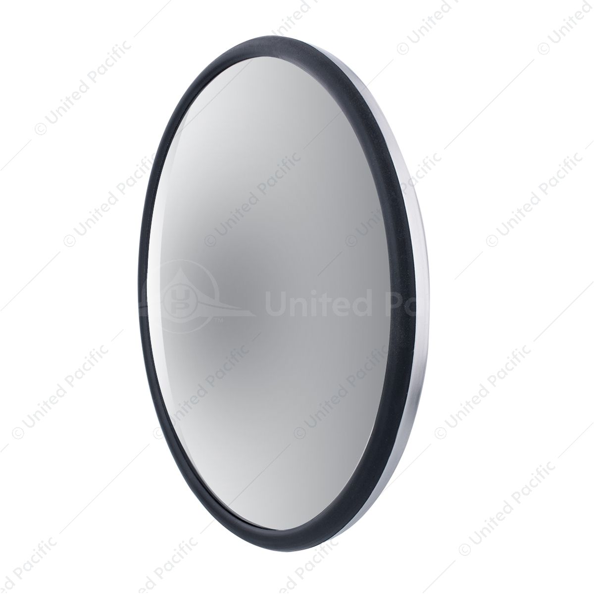 8-1/2" 430 Stainless Steel 320R Convex Mirror - Centered Mounting Stud