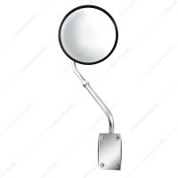 Stainless Steel Hood Mount Mirror