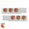 3-3/4" Bolt Pattern SS Spring Loaded Light Bar With 6X Double Fury 19 LED Lights & Visors-Red & Ambe