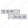 2-1/2" Bolt Pattern Chrome Spring Loaded Bar With 6X 4" 7 LED Lights & Visors -Red LED/Clear Lens (P