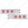 3-3/4" Bolt Pattern SS Spring Loaded Bar With 6X 36 LED 4" Lights & Visors -Red LED & Lens (Pair)