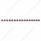 79-1/2" Stainless Bumper Light Bracket With 16X 9 LED 2" Light & Grommets - Red LED/Red Lens