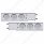 3-3/4" Bolt Pattern CR Spring Loaded Rear Bar W/6X 21 Red LED 4" GloLight & Visors - Clear Lens (Pai