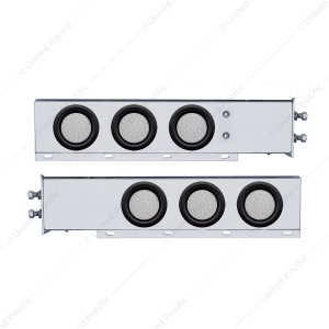 2" Bolt Pattern Stainless Spring Loaded Light Bar With 6X 36 LED 4" Lights (Pair)
