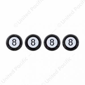 "8" Ball Tire Valve Caps (4-Pack)