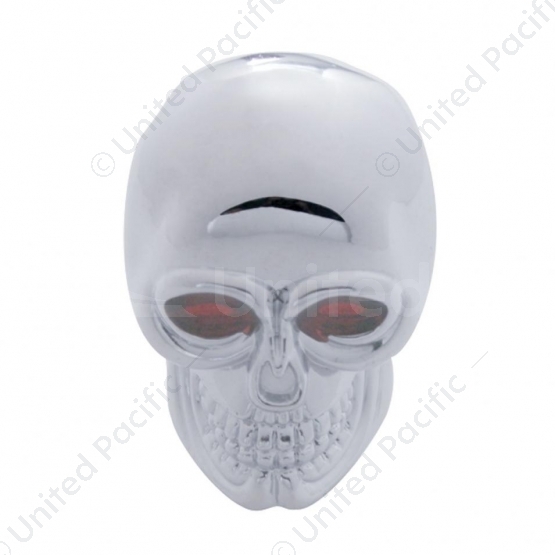 Plastic Skull Gearshift Knob - Chrome