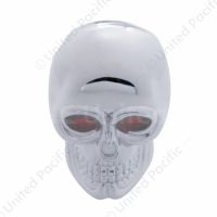 Plastic Skull Gearshift Knob - Chrome