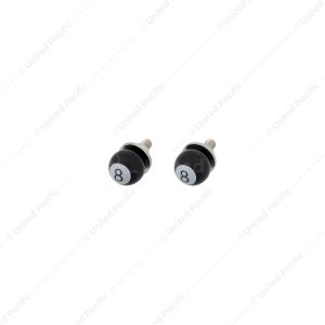 "8" Ball License Plate Fastener (2-Pack)