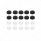 Black Plastic Snap-On Caps For #6 And #8 Screw (10-Pack)
