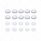 Chrome Plastic Snap-On Screw Cover For #10 And #12 Screws (10-Pack)