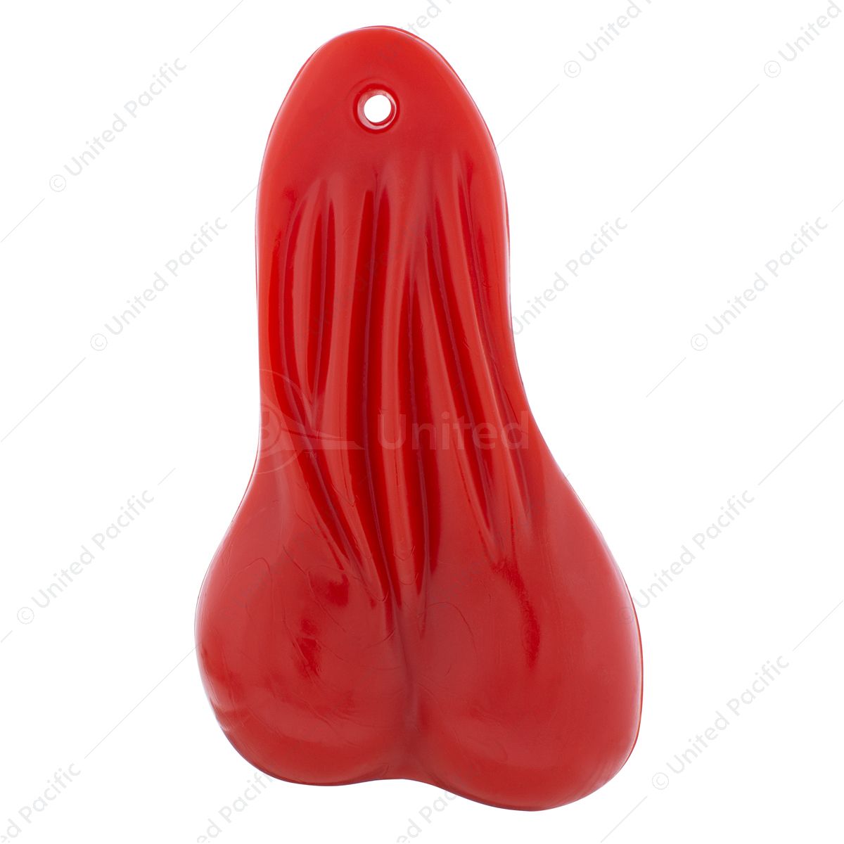 8-1/4" Tall Large Low-Hanging Rubber Balls - Red