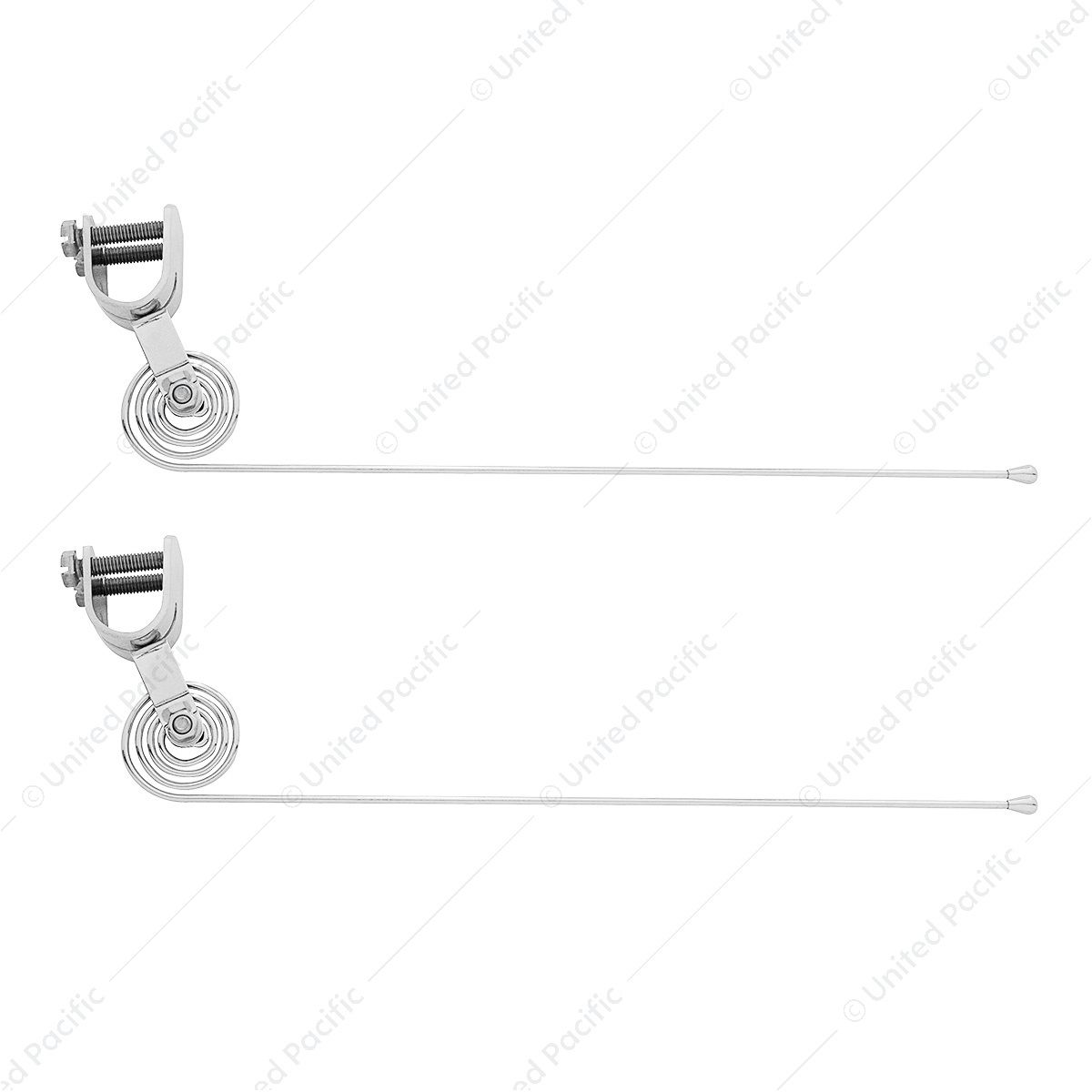 Chrome Vintage Curb Feelers (2-Pack)