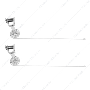 Chrome Vintage Curb Feelers (2-Pack)