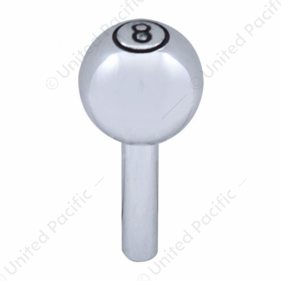 Chrome Large "8" Ball Door Lock Knobs (2pc/set)