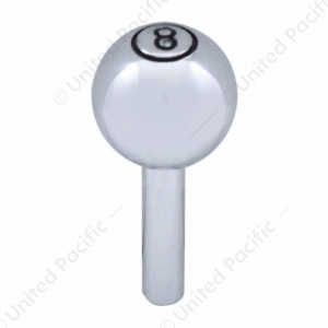 Chrome Large "8" Ball Door Lock Knobs (2pc/set)