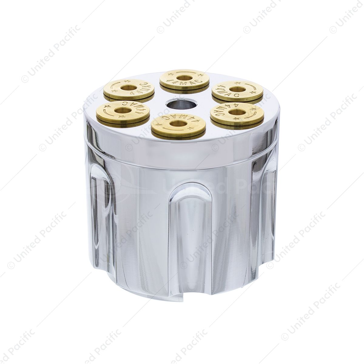 Gun Cylinder 13/15/18 Speed Gearshift Knob - Chrome