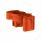 Candy Color Plastic Splitter Button For Eaton Fuller 13 Speed Shifter-Cadmium Orange