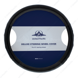18" Carbon Fiber Pattern Steering Wheel Cover