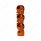 1/2"-13 Thread-On 3 Skull Candy Color Shift Knob-Cadmium Orange