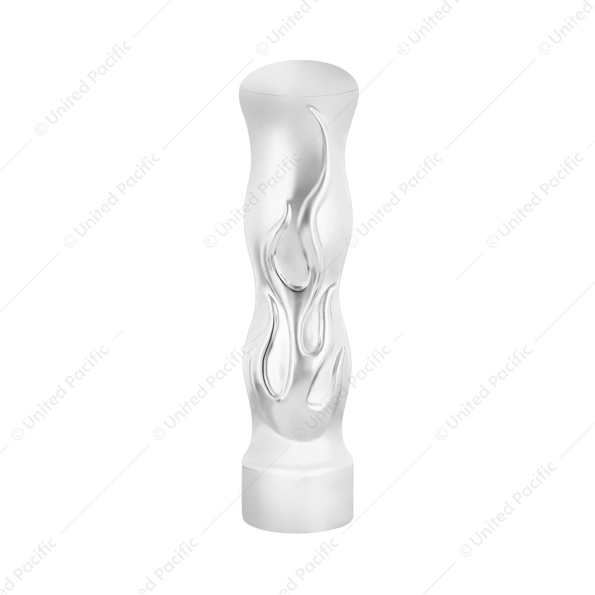 1/2"-13 Thread On Flame Gearshift Knob - Chrome