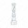 Thread-On Flame Gearshift Knob With Adapter For Eaton Fuller 9/10 Speed - Chrome