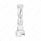 Thread-On Flame Gearshift Knob With Adapter For Eaton Fuller 13/15/18 Speed - Chrome