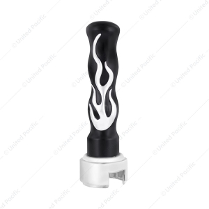 Thread-On Flame Gearshift Knob With Adapter For Eaton Fuller 13/15/18 Speed