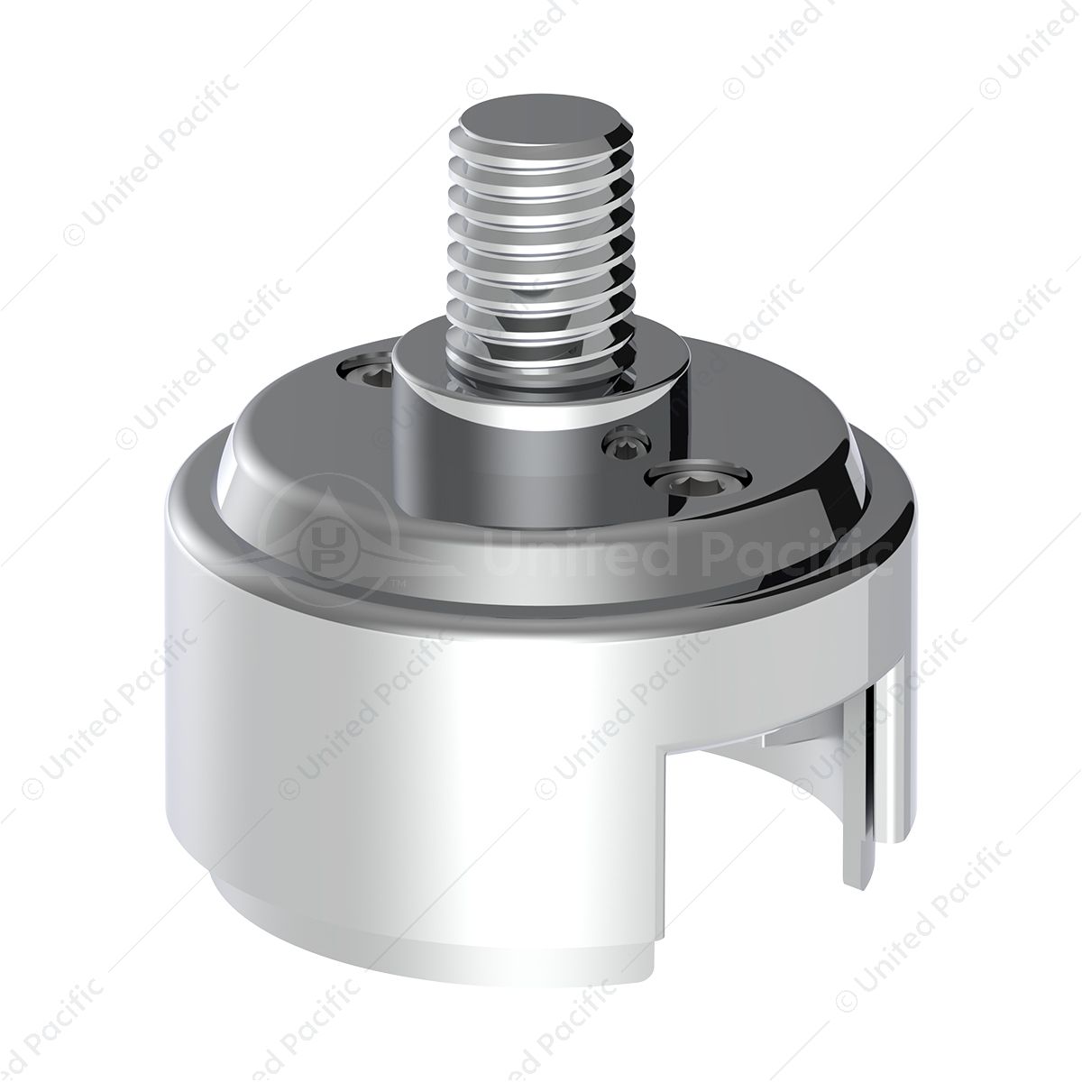 1/2"-13 Thread-On Shift Knob Mounting Adapter For Eaton Fuller Style 13/15/18 Shifter - Chrome (Bulk