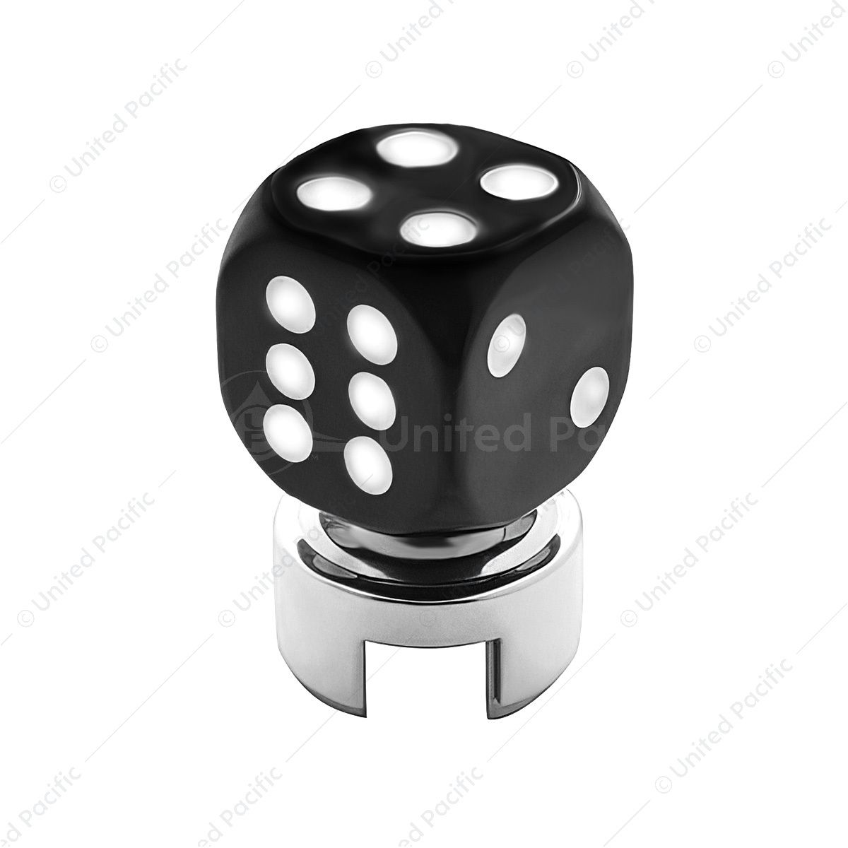 Black Dice Gearshift Knob With 13/15/18 Speed Adapter