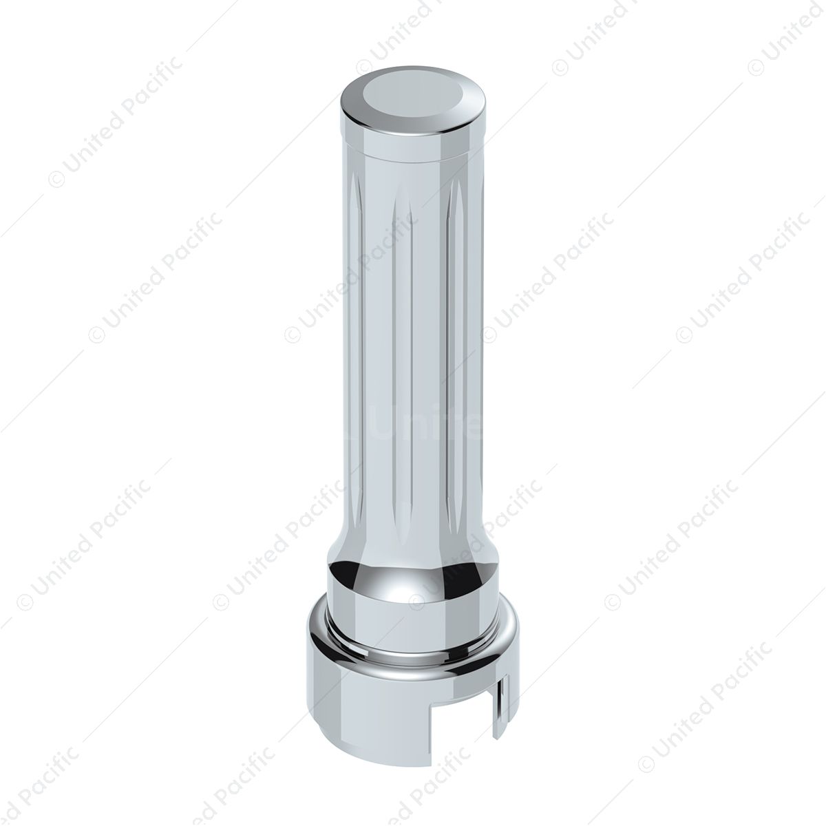 Thread-On Dallas Style Gearshift Knob With 13/15/18 Speed Adapter - Chrome/Vertical