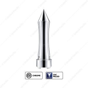 Talladega 13/15/18 Speed Spike Gearshift Knob - Chrome/Vertical