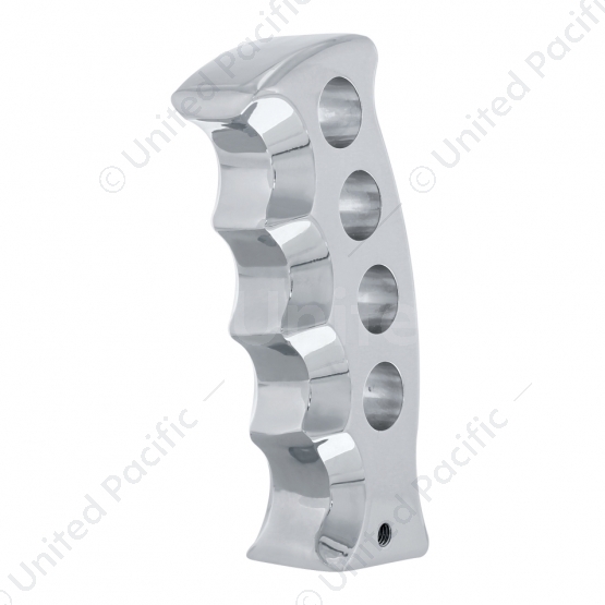 Gatling Style Pistol Grip Gearshift Knob - Chrome