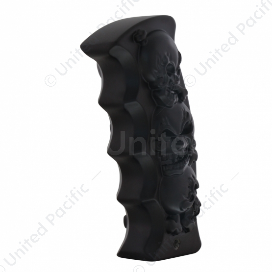 Skulls Pistol Grip Gearshift Knob - Black
