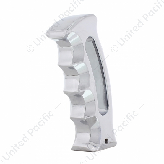 Slot Style Pistol Grip Gearshift Knob - Chrome