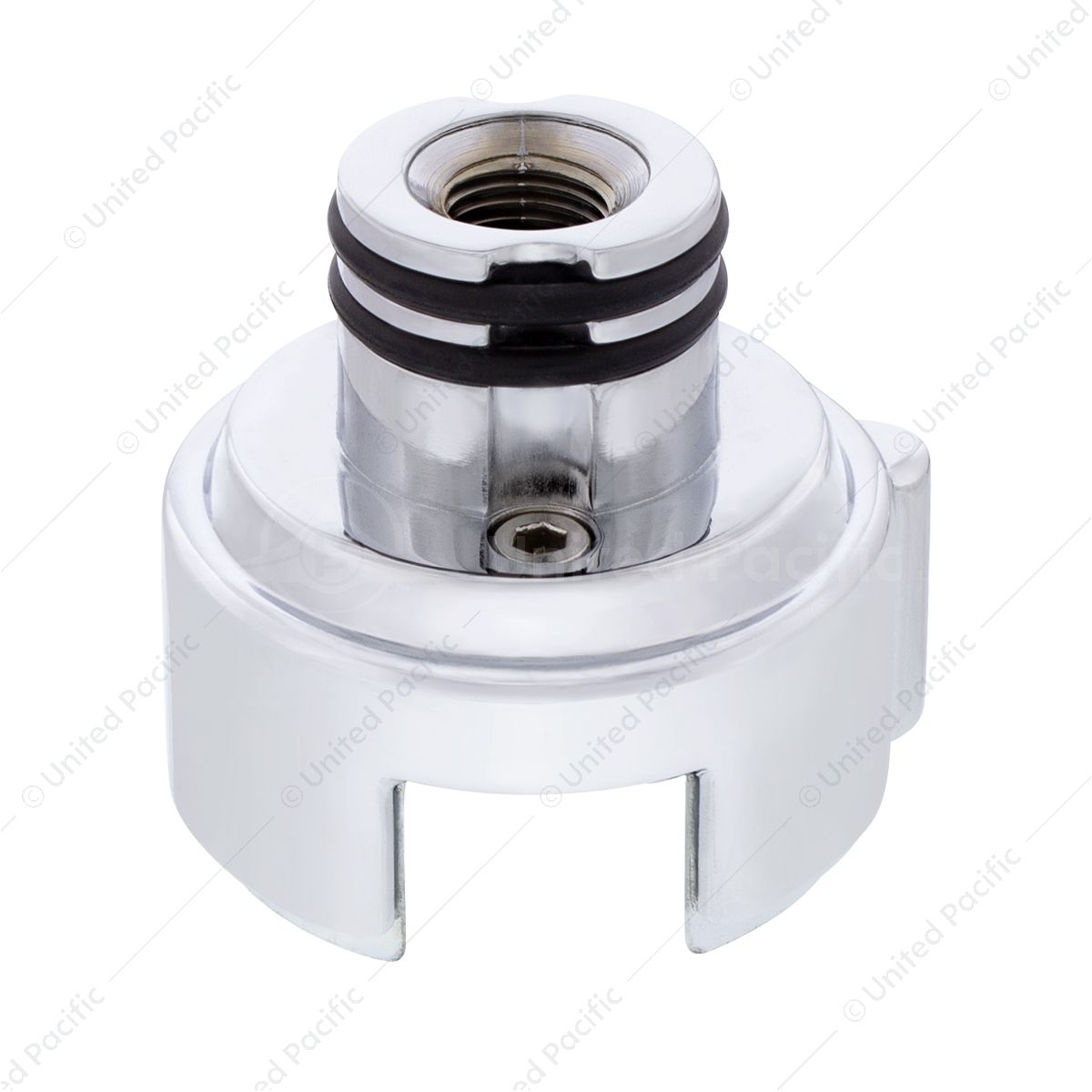 Gearshift Adapter W/LED Mount For Eaton-Fuller 13/15/18 Speed - Chrome/Vertical (Bulk)