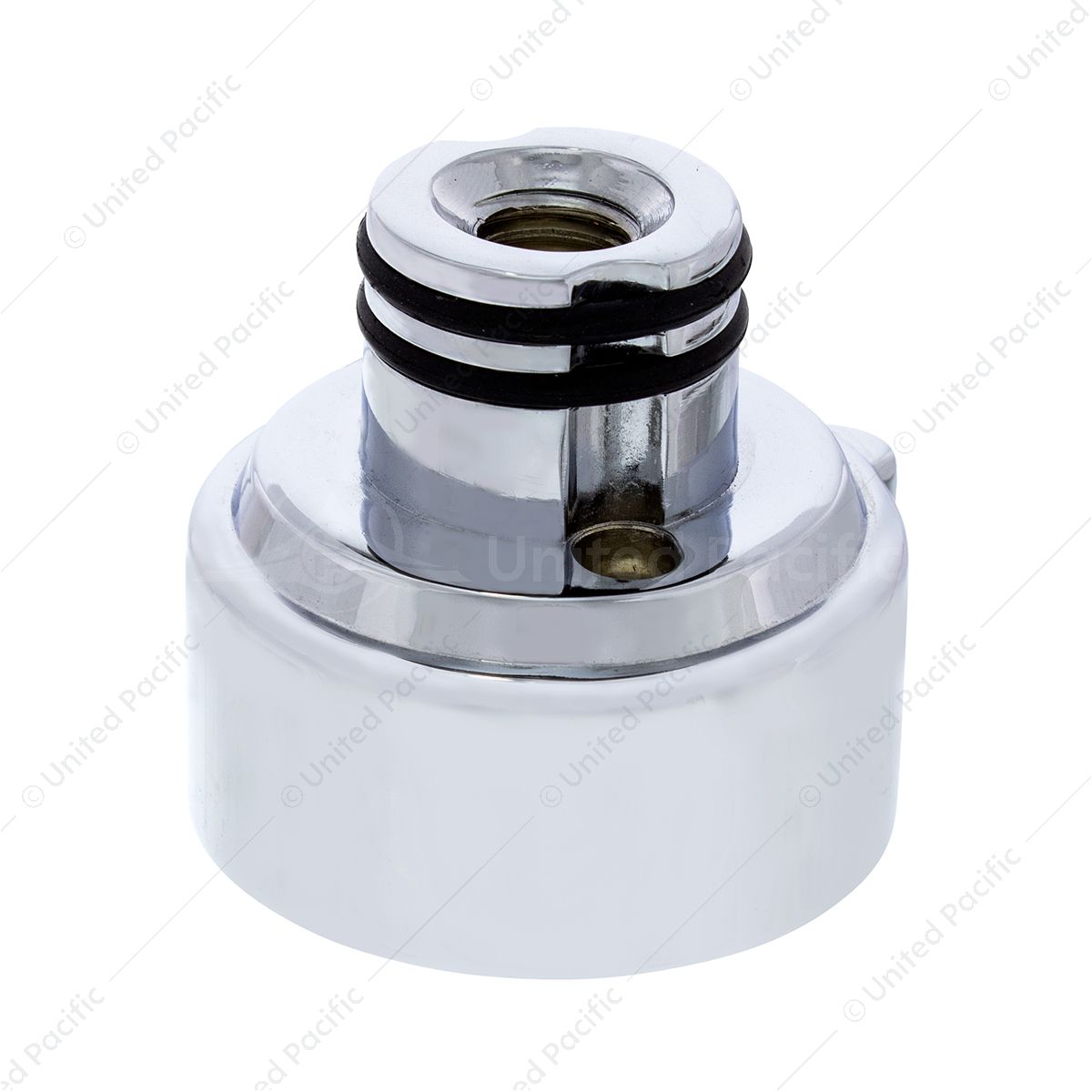 Gearshift Adapter W/LED Mount For Eaton-Fuller 9/10 Speed - Chrome/Vertical (Bulk)