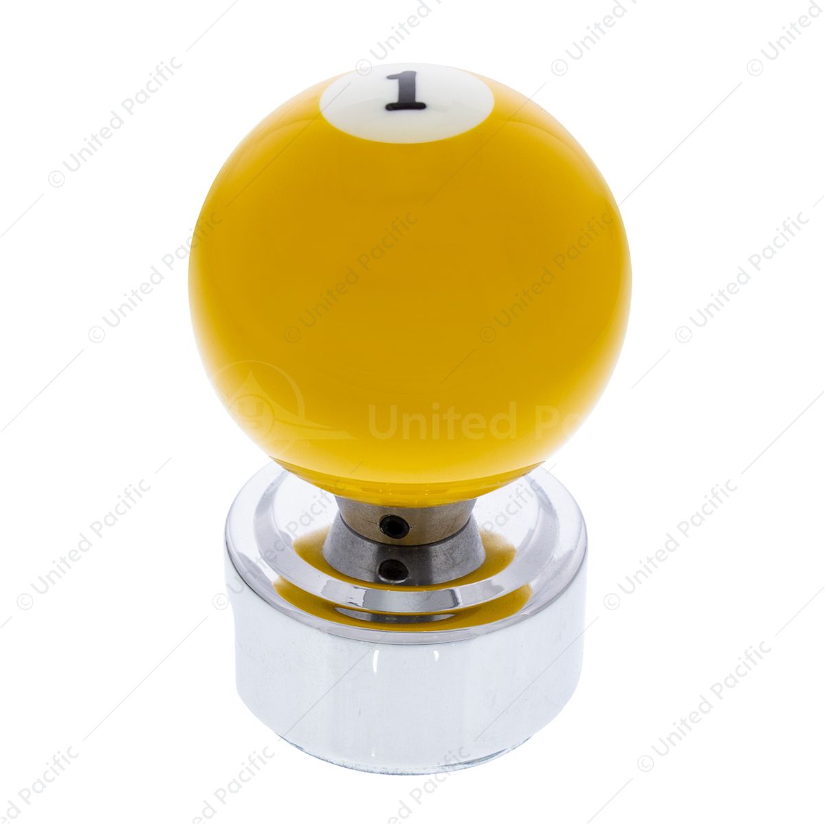 Number 1 Pool Ball Gearshift Knob For 13/15/18 Speed Eaton Style Shifters