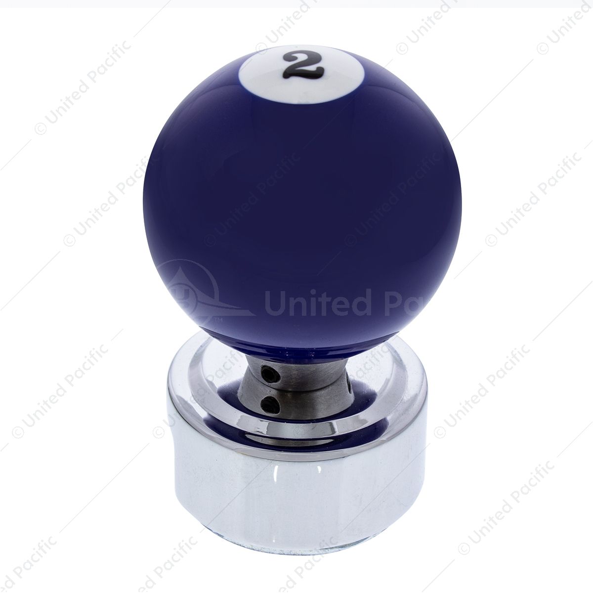 Number 2 Pool Ball Gearshift Knob For 13/15/18 Speed Eaton Style Shifters