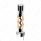 Austin Style Gun Cylinder Gearshift Knob With LED 13/15/18 Speed Adapter - Chrome/Amber LED