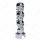 Thread-On 3-Skull Gearshift Knob With Adapter For Eaton-Fuller 13/15/18 Speed Shifter- Chrome