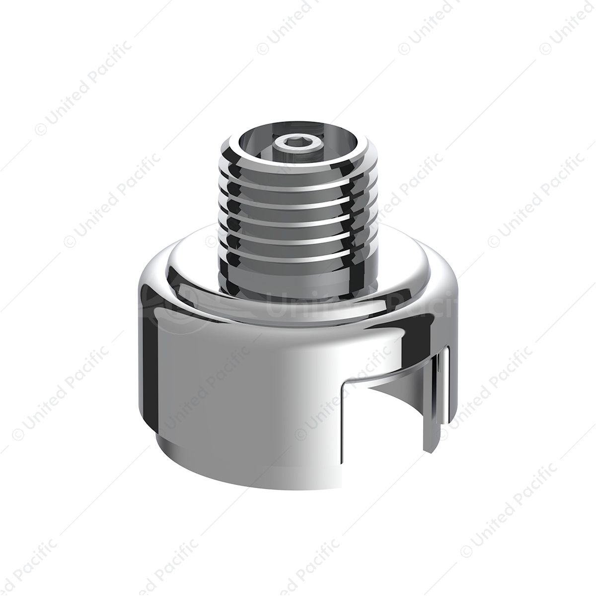 M30X3.5 Thread-On Gearshift Knob Chrome Mounting Adapter For Eaton Fuller Style 13/15/18 Speed - Ver