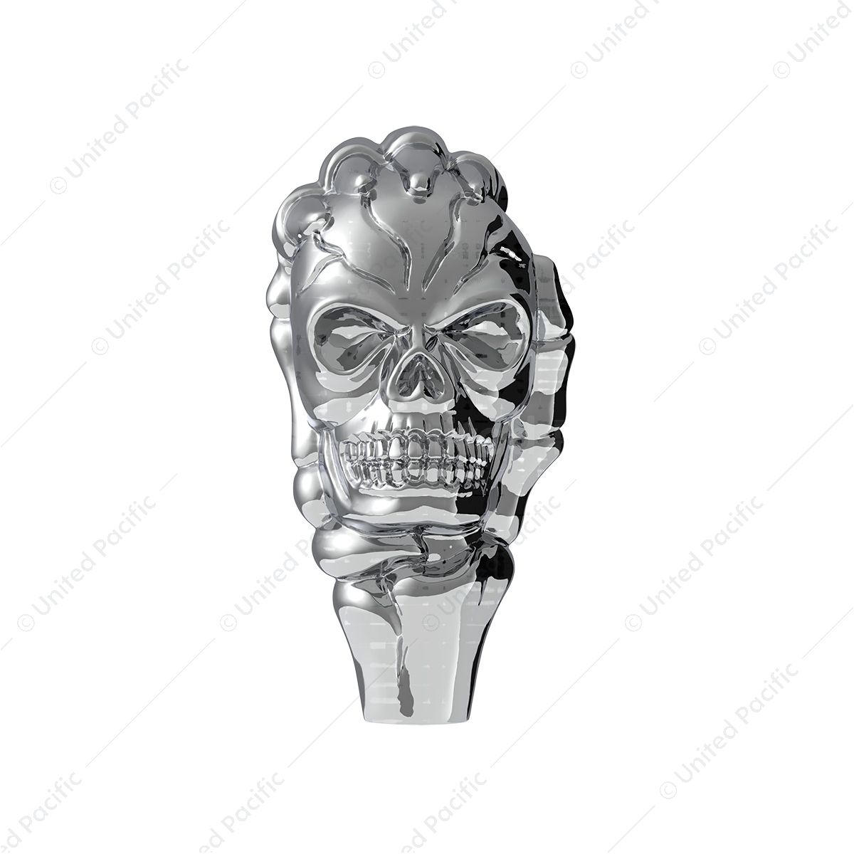 1/2"-13 Thread-On Skull Shift Knob - Chrome (Bulk)